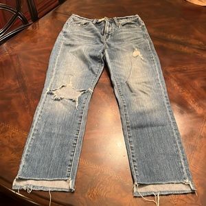 Madewell Jeans. The High-Rise Slim Boy Jean